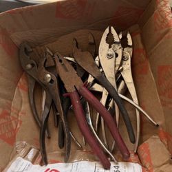 Pliers & Locking Pliers Tool Lot 
