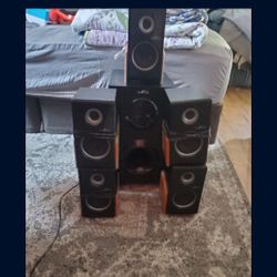 Sub And Speakers (Surround Sound With. Bluetooth) 