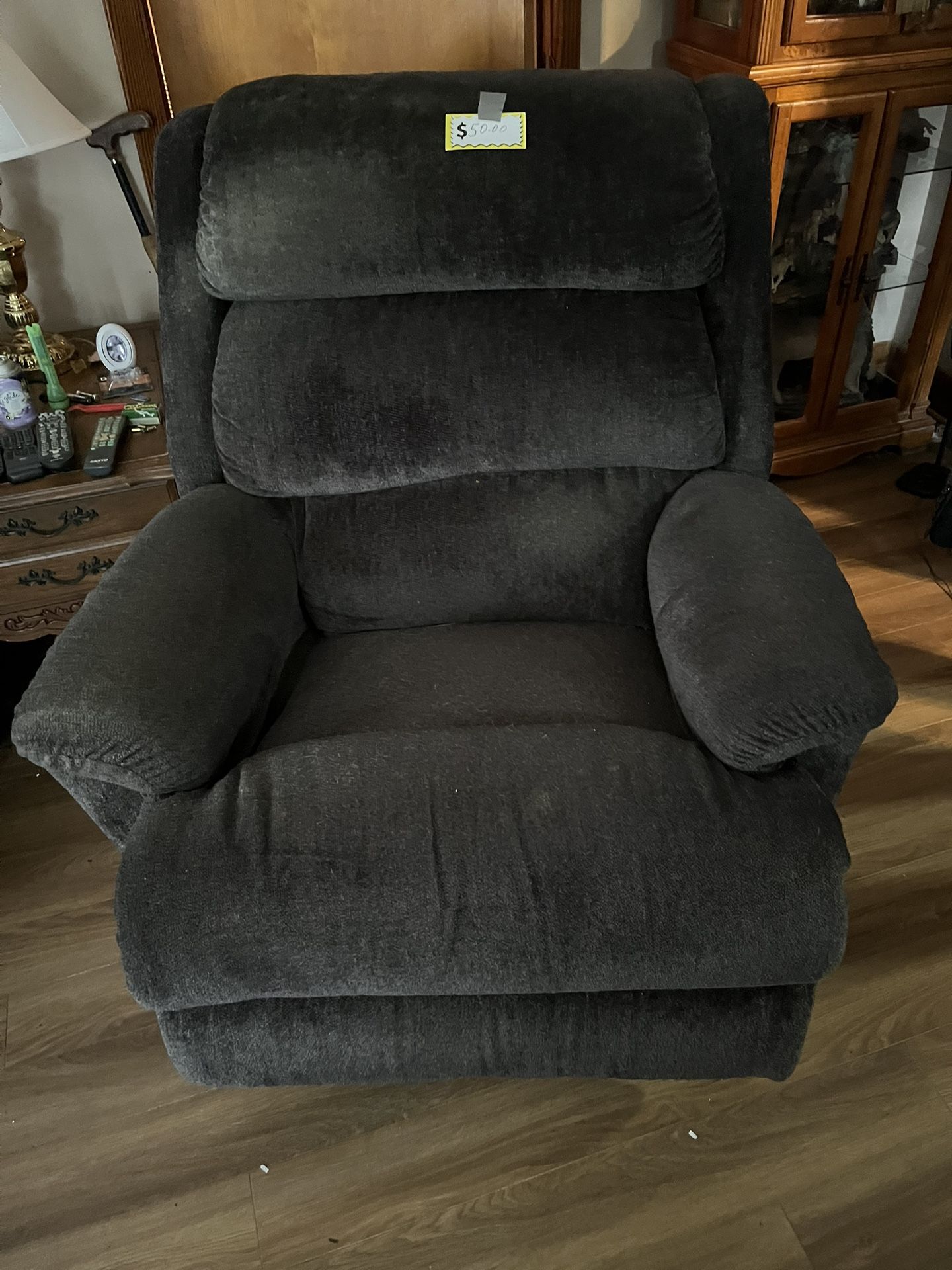 Gray Rocker Recliner