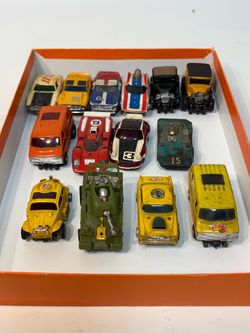 Vintage AFX HO scale slot car lot Aurora toy