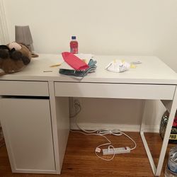 white ikea desk