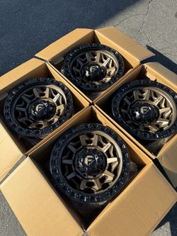 Fuel Covert 8x6.5 and 8x170 17” Bronze Off-Road Wheels
