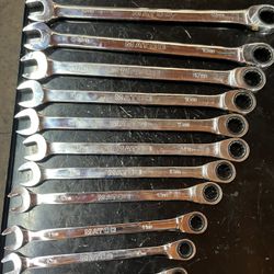12 Piece Matco Ratcheting Wrenches Metric 