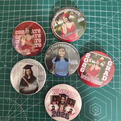 Grad Season Buttons $2