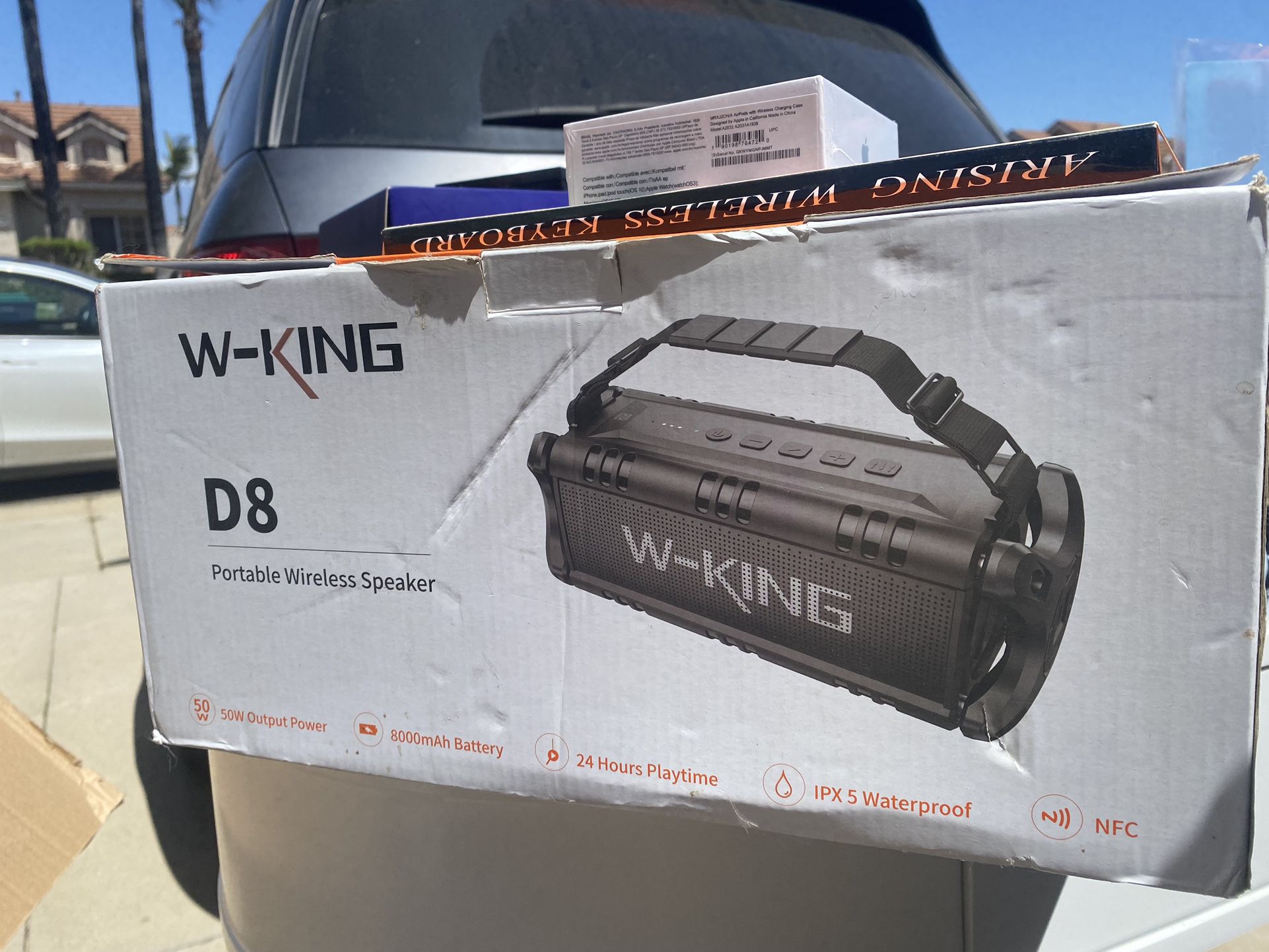 w-king D8 speaker Subwoofer/  Power Bank