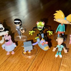 Nickelodeon Jazwares Mini Figs - T.U.F.F Puppy, Hey Arnold, Jimmy Neutron