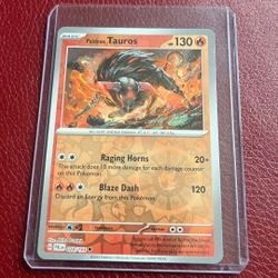 Reverse Holo Paldean Tauros -  028/193 Uncommon Paldea Evolved