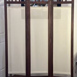 3-Panel Privacy Screen Room Divider