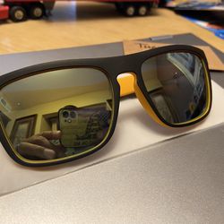 Stylish Square Sunglasses - Colorful Lenses, UV Protection -