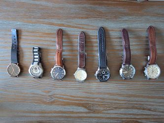 Fossil watches, with a couple of others watches