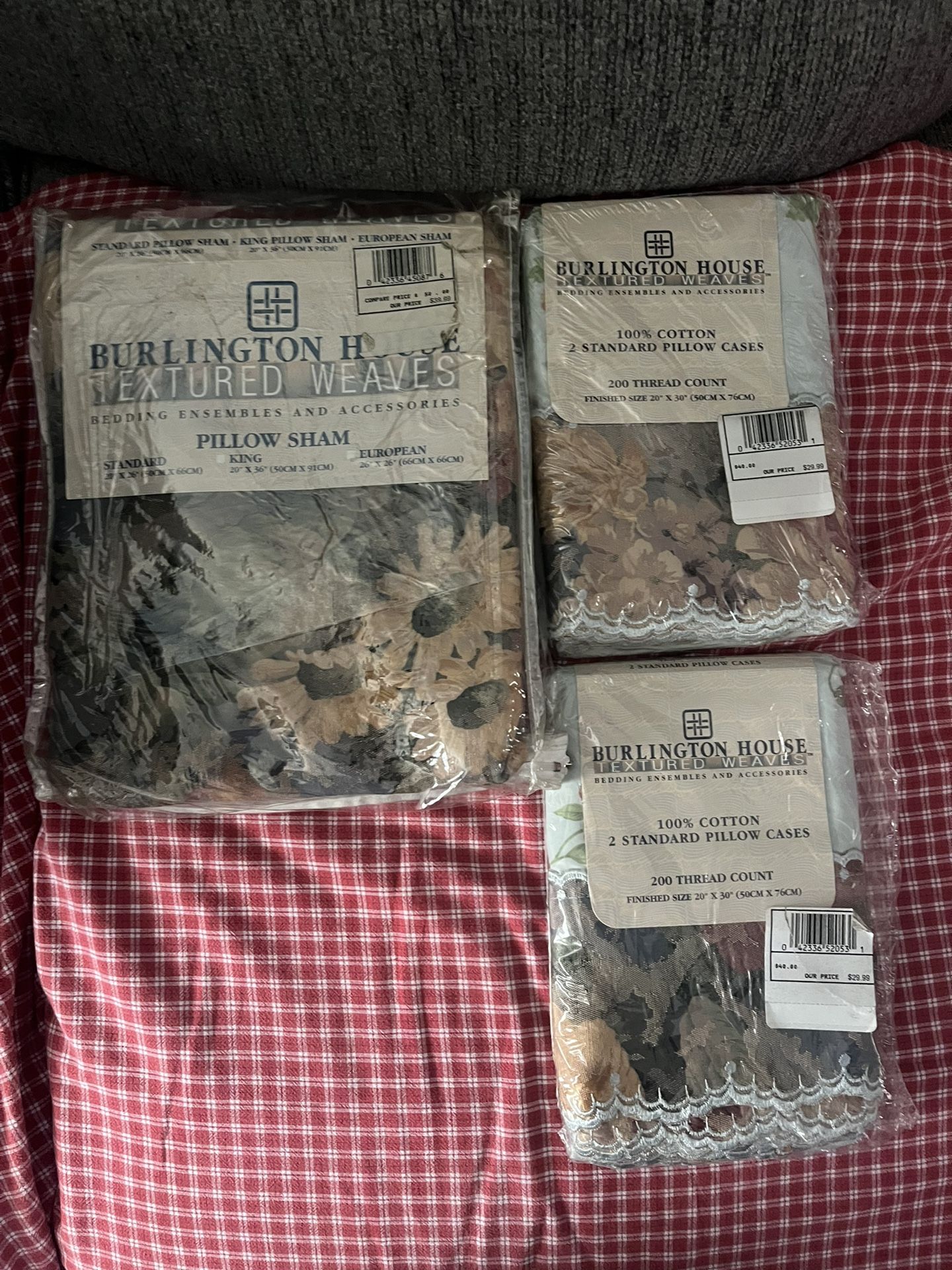 Brand New In Packages Pillow Cases, Sheets, Valance, Shams