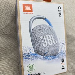 JBL Clip 4 - Portable Mini Bluetooth Speaker IP67 waterproof White. We have few for sale JBL Clip 4 - Portable Mini Bluetooth Speaker, big audio and p
