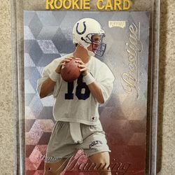 1998 Playoffs Prestige Payton Manning #165 Rookie Card 