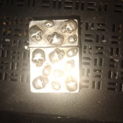 Sterling Silver Skulls Lighter Antique Made From China