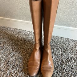 Sam Edelman brown/whiskey leather riding Penny boot tall knee high equestrian