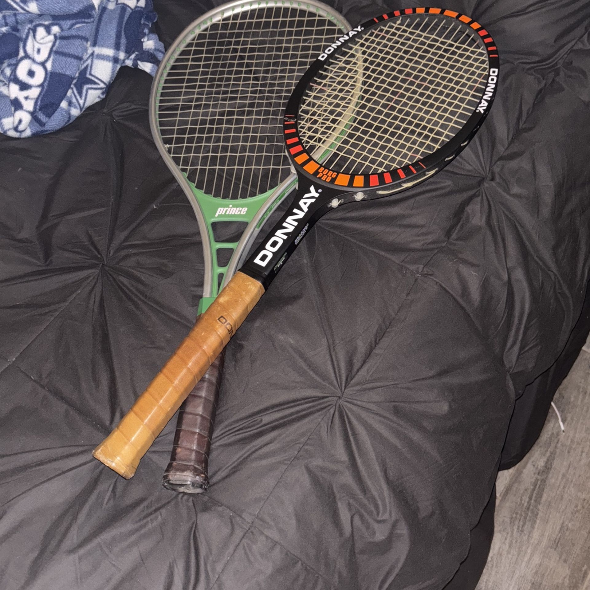 Vintage tennis rackets 