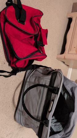 Two duffel bags