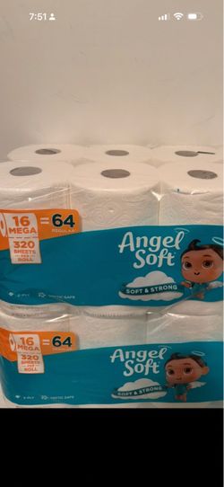 Angel soft toilet paper 2/$22