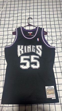 NBA Kings Jersey/Mitchell&Ness/Black/Purple/White/Size Medium