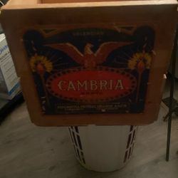 CAMBRIA WOODED CRATE 