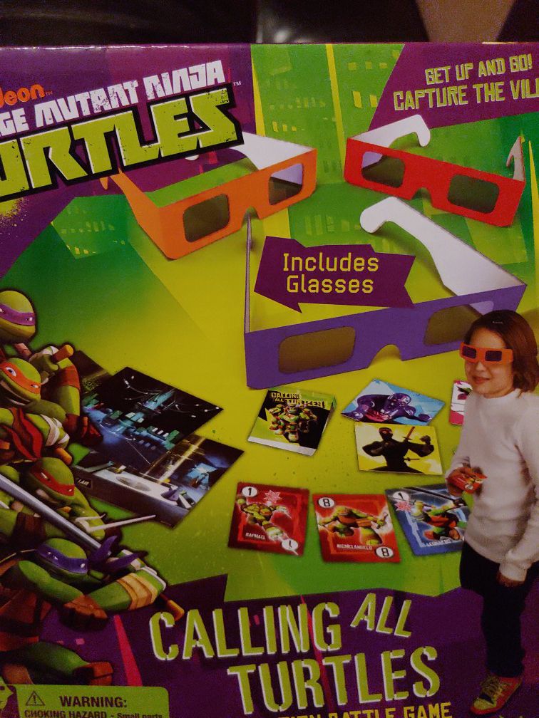 Teenage Mutant Ninja Turtles calling all turtles battle card game