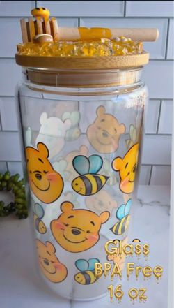 Winnie the Pooh glass tumbler 🍯
