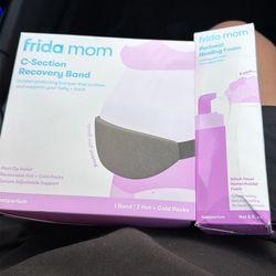 Frida mom C section recovery band and perineal healing foam