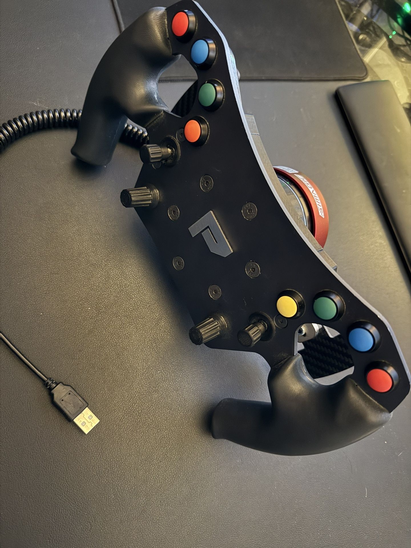 Polsimer Sim Racing Steering Wheel With Simagic Quick Release
