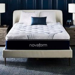 Novaform 14” ComfortGrande Advanced Gel Memory Foam Mattress, 