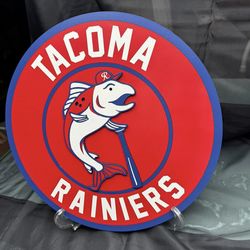 Tacoma Rainiers 15” layered Sign Wall Decor