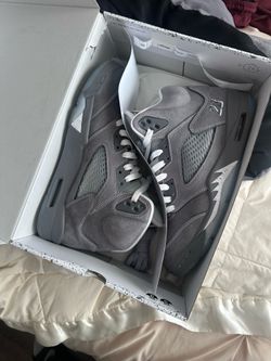 Jordan 5 Wolf Grey (Damaged)