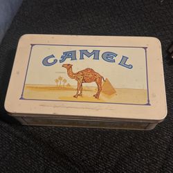 5 Vintage Camel Cigarette Tins