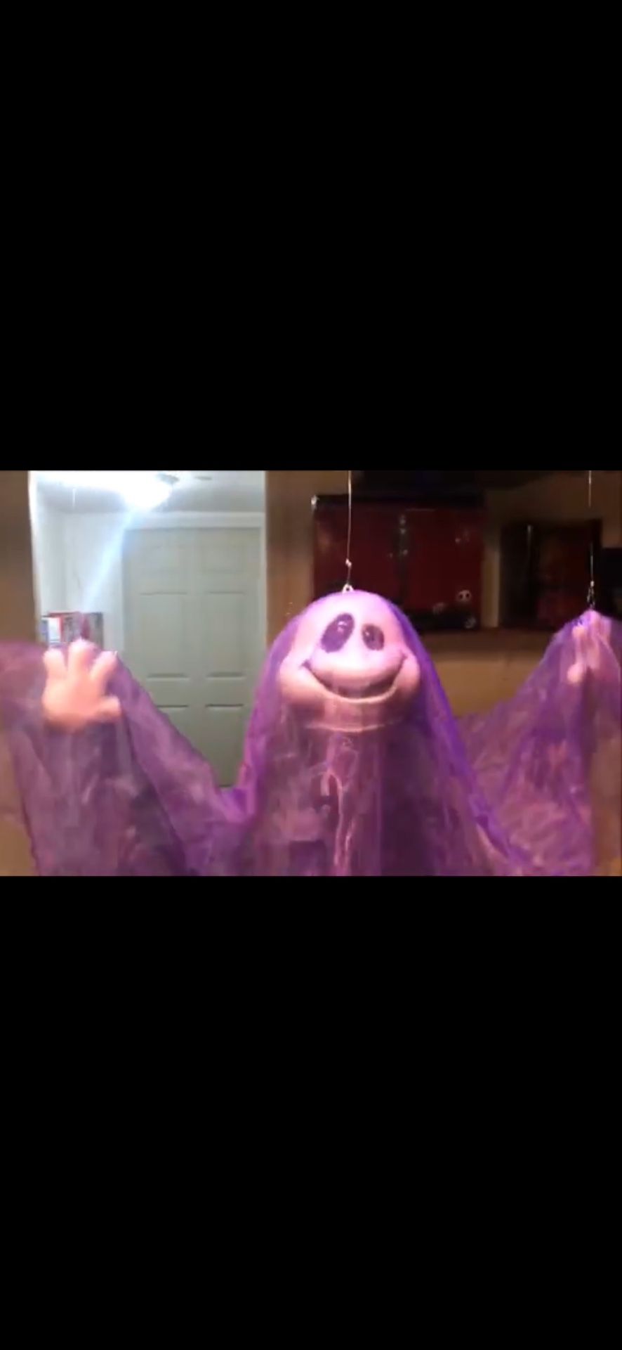 ANIMATED LIGHTED FLOATING FRIENDLY GHOST. new condition moves lights and sounds FIRM PRICE in EAGLE ROCK