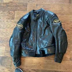 Vanson Motorcycle Jacket 100% Leather