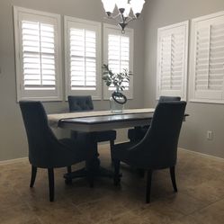 Ethan Allen Dining Table With Leaf 