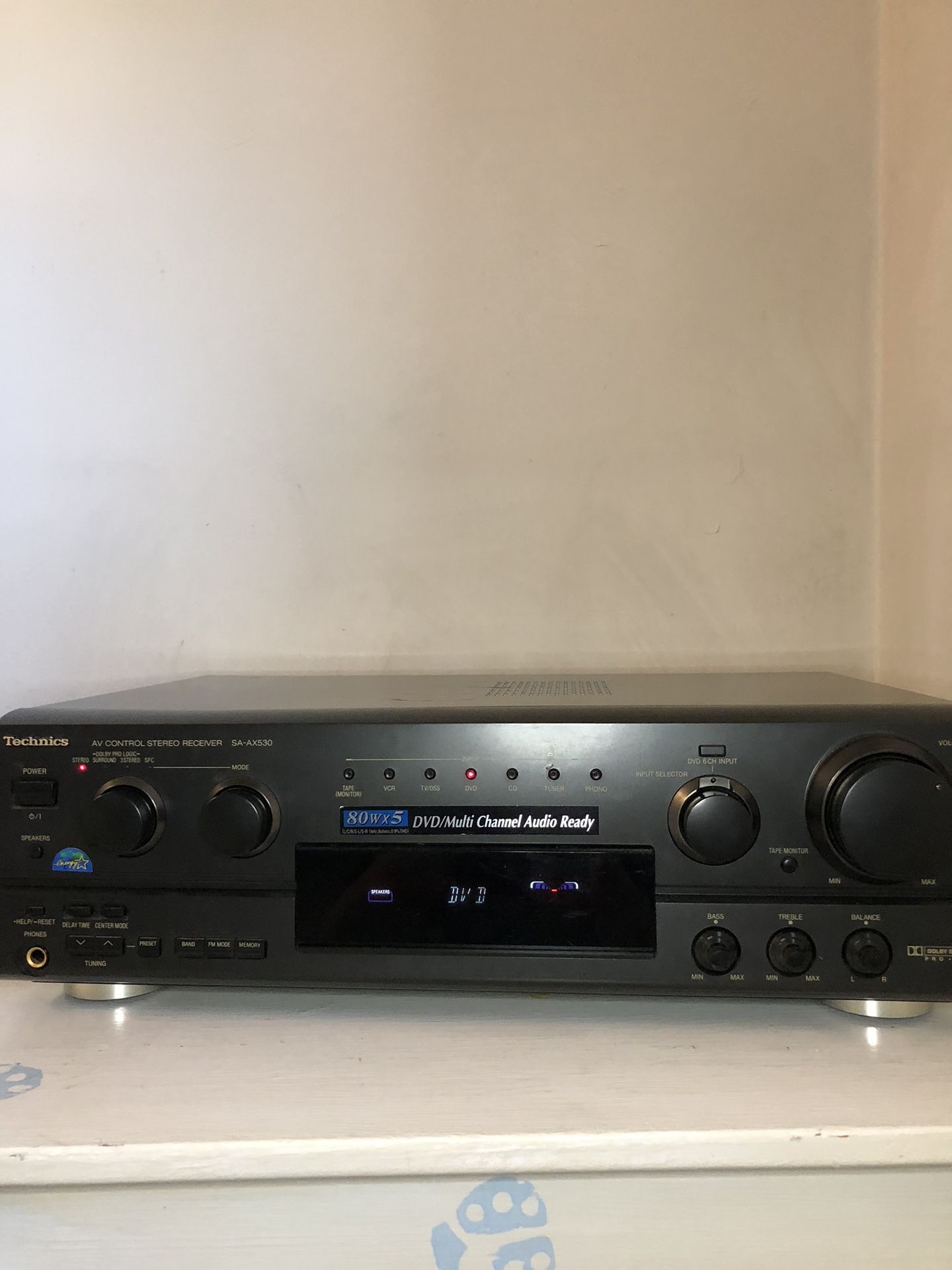 Technics SA-AX530 AV Control Stereo Receiver 