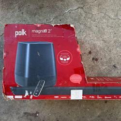 POLK AUDIO SOUND BAR SYSTEM 