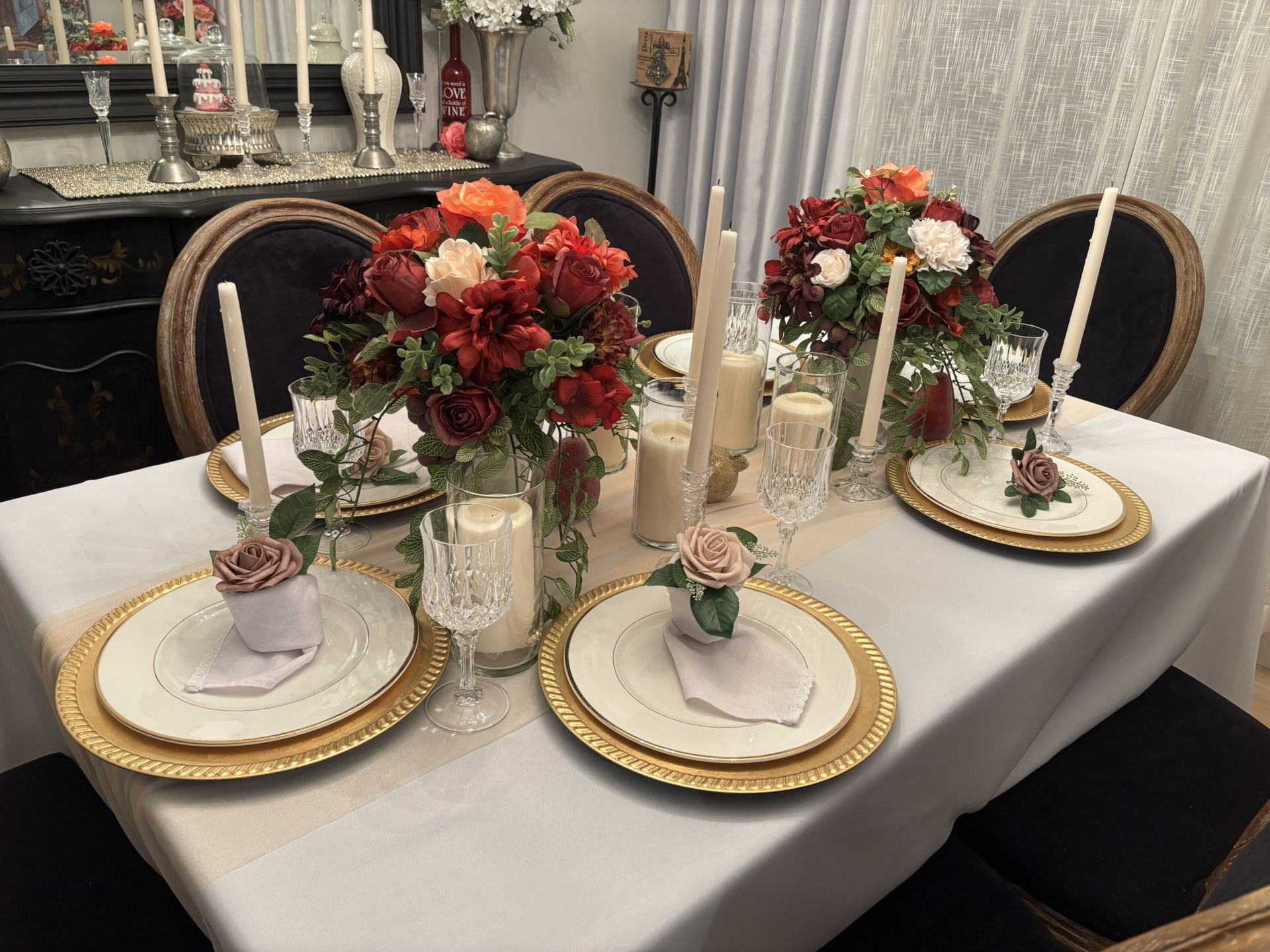 Arhaus Thanksgiving Centerpiece Set of 2