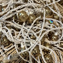 Lilly pulitzer Patio Lights Gold 3 Sets