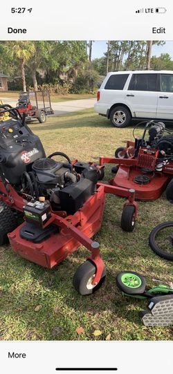 Exmark stand on commercial mowers