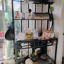 Wine Bottle And Glass Holder 