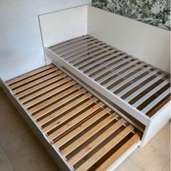 IKEA Corner Trundle Daybed - White 