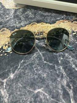 Ray-Ban RB 3447 Round Metal Sunglasses Gold Frame