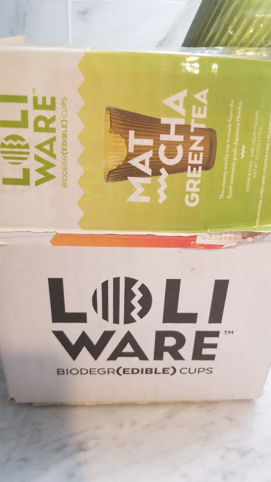 LOLIWARE MATCHA EDIBLE CUPS