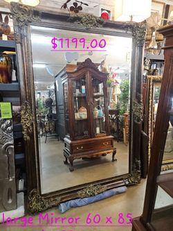 Mirror Large 60 x 85 Ornate FrameWe are located at 2811 East Bell road. Another Time Around Furniture.