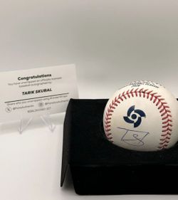 Tarik Skubal signed world classic baseball