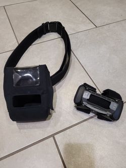 Order selector mobile printer soft case and scanner clip on holder