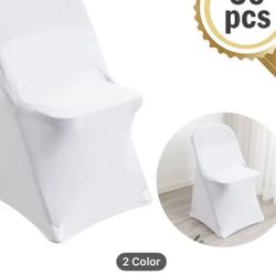 White Stretch Spandex Chair Covers 100
