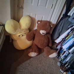 Giant Teddy Bear And Peep For Sale