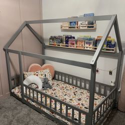 Twin House Floor Bed Frame